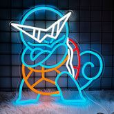 Anime Turtle Squirtle Neon Sign